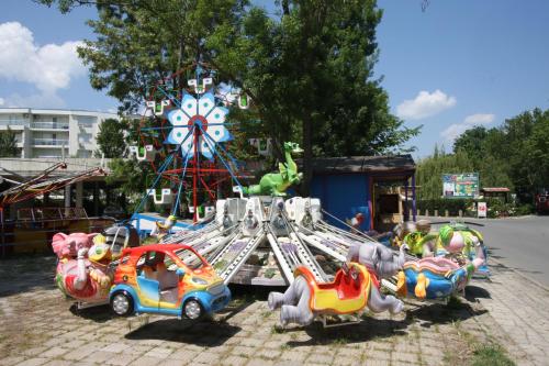 a roller coaster ride at a amusement park at Tanya Hotel in Sunny Beach