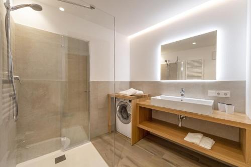 Koupelna v ubytování Apartment Dauru
