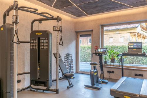 Fitness centrum a/nebo fitness zařízení v ubytování Purest