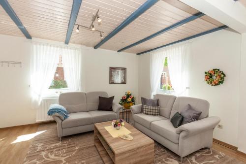 Ruang duduk di Hotel garni NordSeerose Greetsiel