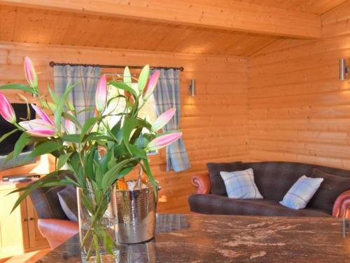 Χώρος καθιστικού στο Pheasant Lodge Scottish Borders