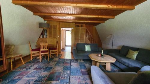 Posezení v ubytování Finnhaus Neubauer