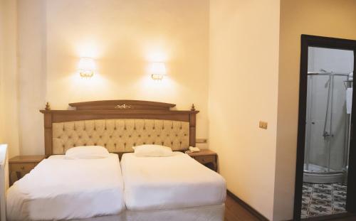 Ένα ή περισσότερα κρεβάτια σε δωμάτιο στο Thrace Konak Hotel & SPA