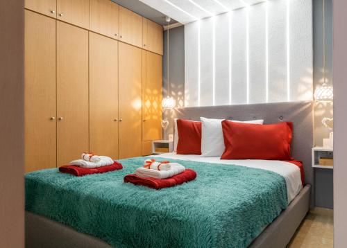 Ένα ή περισσότερα κρεβάτια σε δωμάτιο στο welcome Dream home