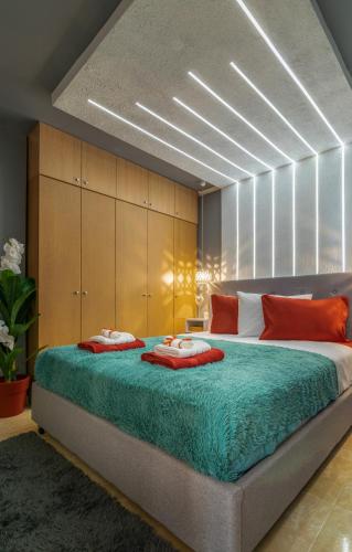 Ένα ή περισσότερα κρεβάτια σε δωμάτιο στο welcome Dream home