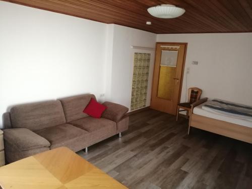 Posezení v ubytování WohnHaus21