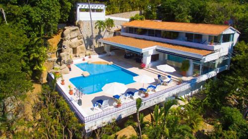 Άποψη από ψηλά του Hermosa villa con 5 habitaciones en el exclusivo fraccionamiento las brisas Acapulco