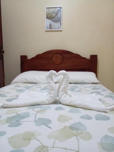 Cama o camas de una habitación en Pousada Brilho dos Lençóis