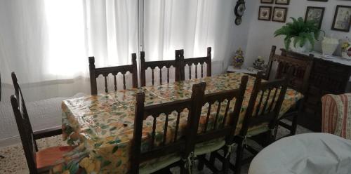 Posezení v ubytování Casa Rural Los Rosales en el Corazon de la Mancha