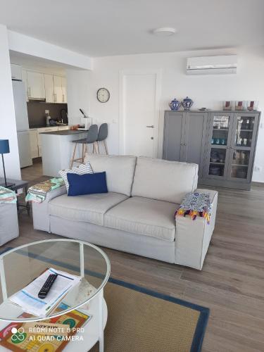 A seating area at Happy stay