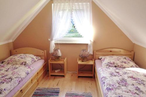 Posteľ alebo postele v izbe v ubytovaní Holiday home for 10 people, close to the lake