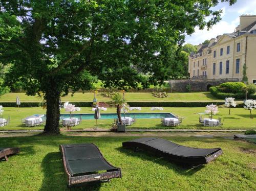 Jardín al aire libre en Château de Villers-Bocage