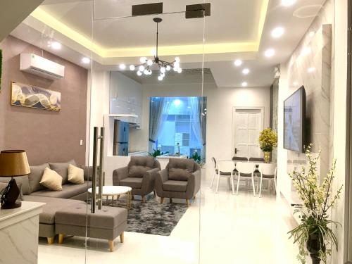 Posezení v ubytování Royal Hotel Ninh Thuận