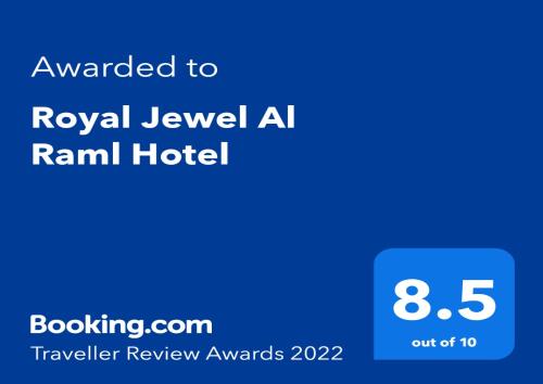 a screenshot of the travel review awards at Royal Jewel Al Raml Hotel in Alexandria