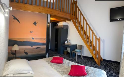 Au Palmyre Hôtel - Sala De Família Com Varanda