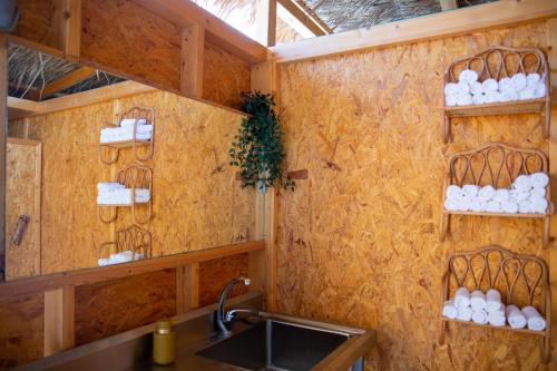 Bathroom sa Glamping -420