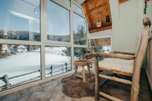 Balkoni atau teres di Mountain House Kosjenka