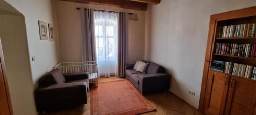 Posezení v ubytování Apartmány Scharffenberg