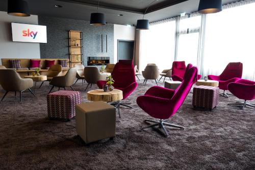 Гостиная зона в Rebhan's Business und Wellness Hotel