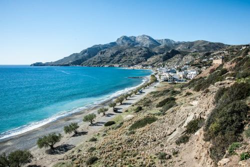 a beach on the amalfi coast at Evgoro - Infinite View in Tsoútsouros