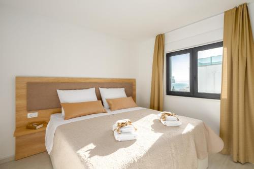 Posteľ alebo postele v izbe v ubytovaní Penthouse Adriatic Blue