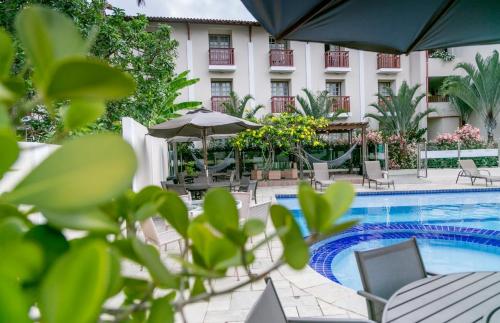 Kolam renang di atau dekat dengan Serra Golfe Apart Hotel