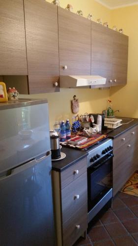Kuchyň nebo kuchyňský kout v ubytování B&B IL TERRAZZO