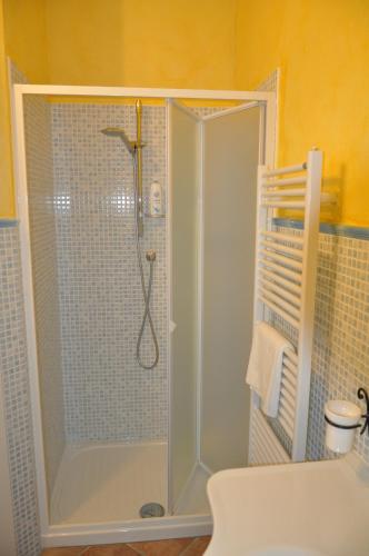 Koupelna v ubytování B&B Il Feriolo