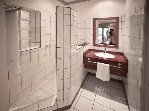 Kylpyhuone majoituspaikassa Diggers Inn
