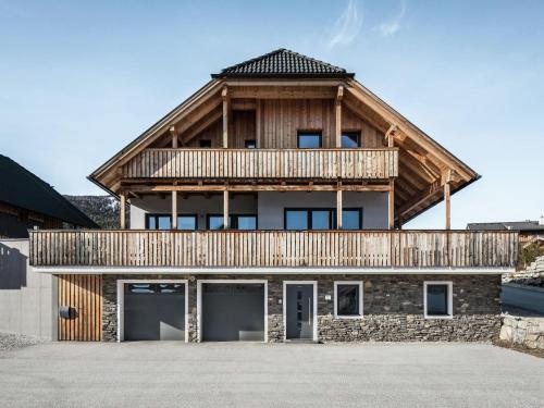 Chalet on Ski Slope in Mauterndorf with Sauna Bubble Bath v zime