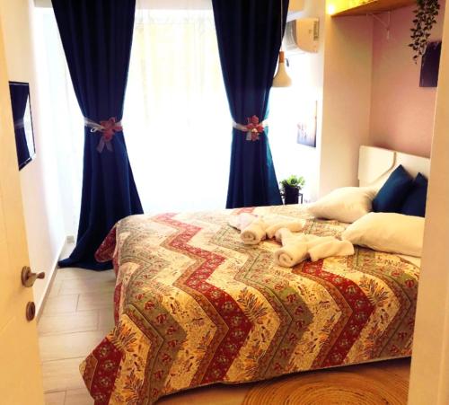 Ένα ή περισσότερα κρεβάτια σε δωμάτιο στο Ritual Apartament