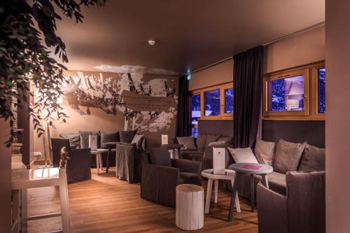 Χώρος καθιστικού στο Le Grand Aigle Hotel & Spa****