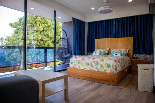 Katil atau katil-katil dalam bilik di Villa en Pedernales Residencial SFA