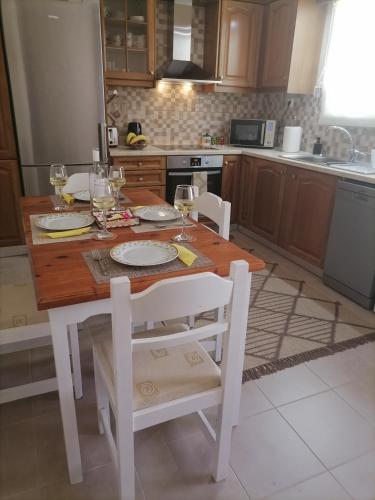 Kuchyň nebo kuchyňský kout v ubytování Lemon Tree House