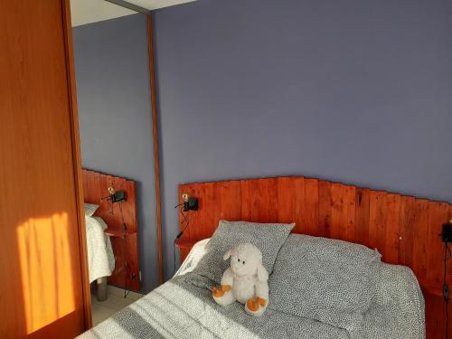 Ένα ή περισσότερα κρεβάτια σε δωμάτιο στο Le MARINE