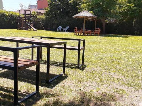 Κήπος έξω από το Cabañas Ecos del Valle