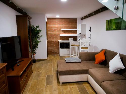 Kuchyň nebo kuchyňský kout v ubytování Apartmánový dům 13 Mezonet 2