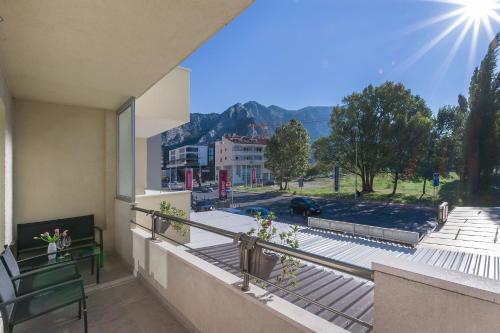 Výhľad na hory alebo výhľad na hory priamo z apartmánu