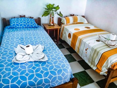 Voodi või voodid majutusasutuse El Curichal Hostel toas