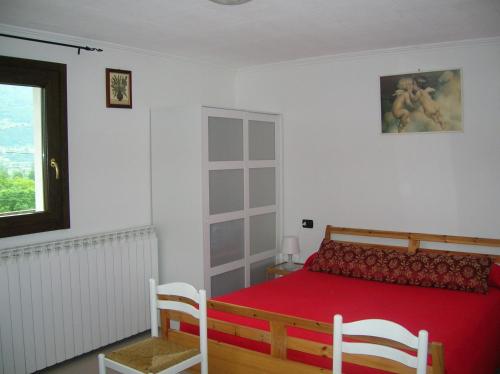 Postel nebo postele na pokoji v ubytování Al Carotin