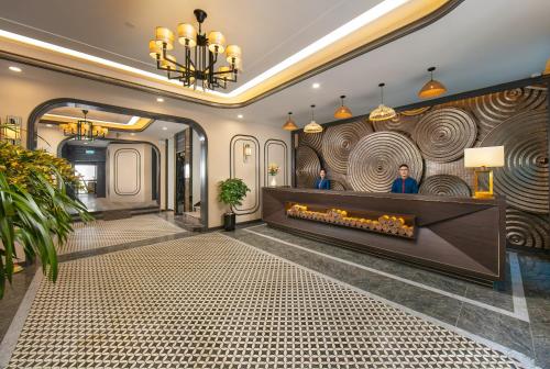 Χώρος καθιστικού στο DeLaSol Sapa - Central Boutique Hotel