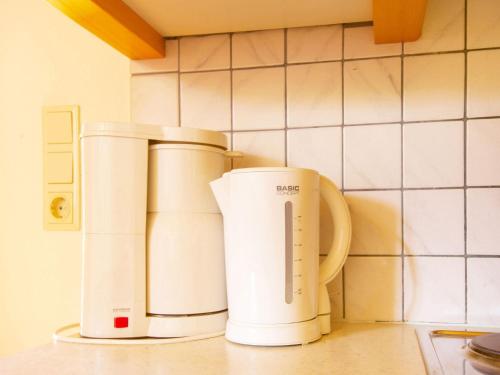 Utensilios para hacer té y café en Mountain-view Apartment in Ramsau