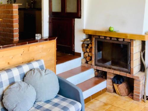 A seating area at Apartamento brisa marina