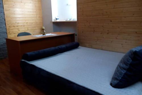 Posteľ alebo postele v izbe v ubytovaní Mezonetový apartmán v Osčadnici