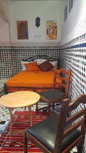 Zona de estar de Riad amal