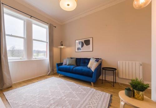 Χώρος καθιστικού στο The Trossachs Apartment