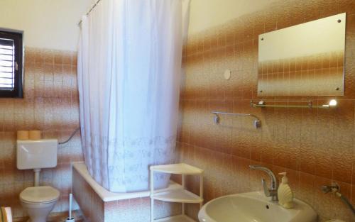 Koupelna v ubytování Stanici beach apartments