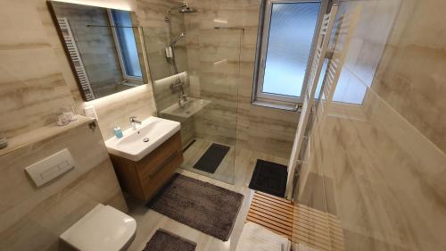 Ванна кімната в Penthouse apartmán Minerál B-4