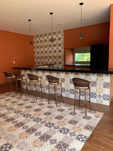 The lounge or bar area at Pousada Piri Paim