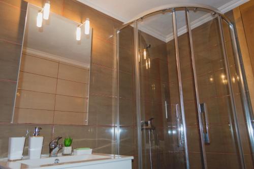 Koupelna v ubytování Casa do Penedo